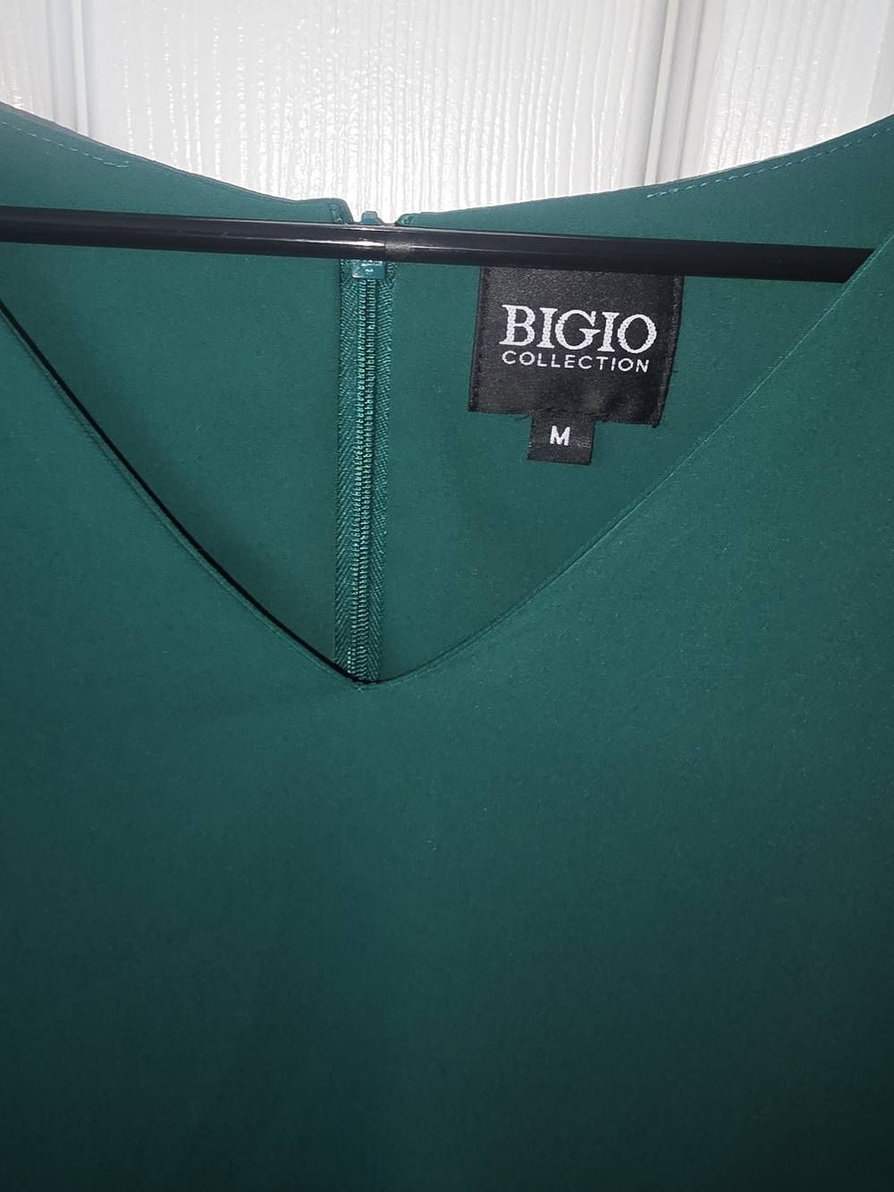 Bigio Collection Women's Teal V-Neck Tunic